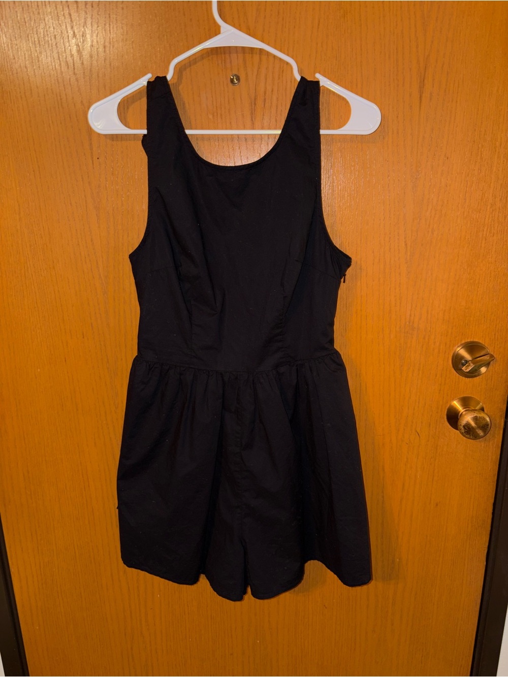 American Eagle Outfitters Women’s Black Sleeveless One-Piece Romper Dress